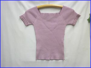 02061♪リリーブラウン・セーター・半袖・ピンク・サイズS?L?♪