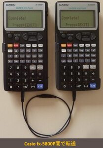 Casio SB-62互換ケーブル fx-5800P,fx-CG50,fx-9860GⅡ,FX-890P,FX-870P,VX-4等カシオ関数電卓 プログラムコピーケーブル CcLinker SB62