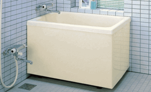  log-house and so on easy installation. FRP bathtub 1000 size. Japanese style type 