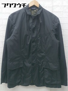 ◇ SHIPS シップス 長袖 ジップアップ ジャケット コート XLサイズ ブラック メンズ
