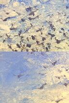 e8230　真作保証　油彩　風景画　中村常朗　「姫山の鳥」　1982年　F4号　額縁_画像3