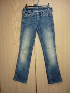 Q07*7SEVEN( seven jeans )* lady's size 25[ beautiful legs strut / Denim pants ]* commodity details is chronicle writing .**