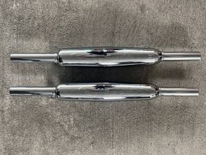 旧P HONDA C72/C77 キャプトンタイプ マフラー 左右Set Muffler/