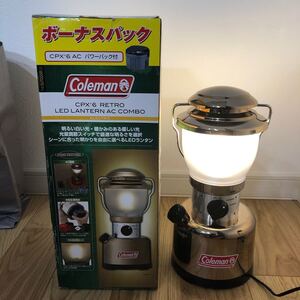 コールマン CPX6 レトロLEDランタン AC パワーパック付き