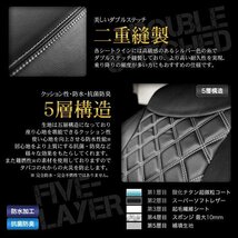 シートカバー ムーヴカスタム L175/185系 L175S L185S RS R X L 等 定員4人 シルバーダイヤモンドチェック_画像5