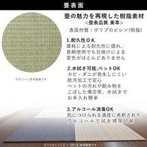 置き畳 畳 たたみ 日本製 琉球畳 リノベーション 模様替え おしゃれ 和風 60cm×60cm 厚さ2cm 1枚 インディゴ_画像4