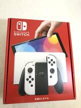 GH220620-02F/ ニンテンドースイッチ 本体 有機EL Nintendo Switch 任天堂 Joy-Con(L)/(R) ホワイト_画像1