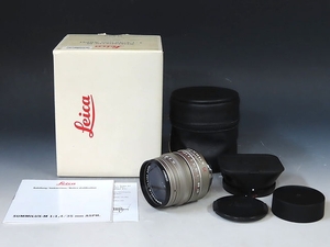 ライカ　ズミルックスチタンＦ１．４　３５ｍｍ　ＡＳＰＨ（アスフェリカル）　元箱　/LEICA Leica