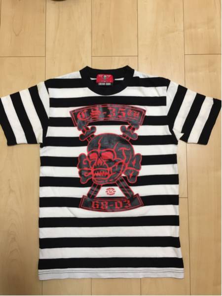 クリームソーダ ボーダーTシャツ スカル ロカビリー