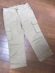 COMME CA ISM☆7分丈 カーゴパンツ☆USED