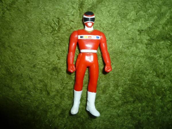電磁戦隊メガレンジャー メガレッド ソフビ - メルカリ