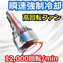 ヘッドライトバルブ ハイビーム レガシィ BH系 BH5 BH9 スバル EJ20 EJ25 EZ30 '01-'03 4面 LED H1 6000K 30000lm SPEVERT製_画像6