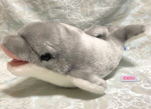 AQUA アクア イルカ ぬいぐるみ いるか 海豚 32cm ※洗濯済み