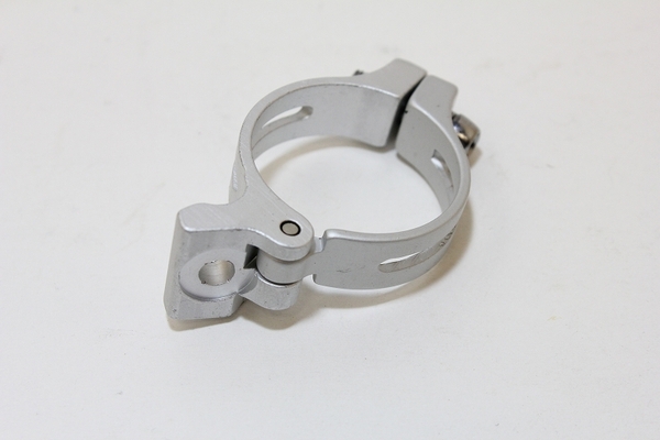 (591) フロントディレイラー直付バンド 34.9mm シルバー 台座