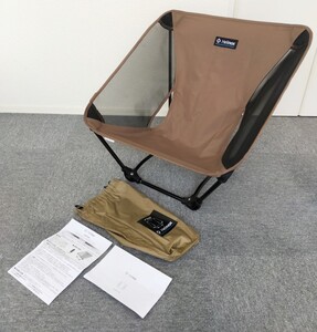 室内のみ使用♪ヘリノックス Helinox グランドチェア ブラック 説明書あり(中古) ※お値下げ不可