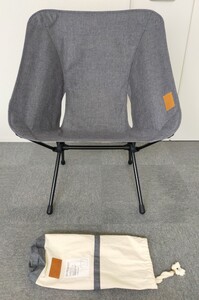XLサイズ!室内のみ使用♪Helinox ヘリノックス チェアホーム コンフォート チェア スチールグレー (中古)