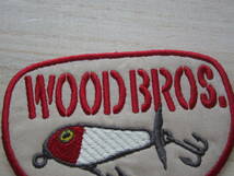 ウッドブロス WOOD BROOS ルアー ワッペン/釣り バス釣り タックル 海釣り ベスト キャップ バッグ カスタム ビンテージ 16_画像5