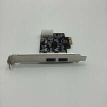 PCI Express USB3.0 ２ポート 増設ボード 拡張カード２port 動作確認済 PC デスクトップ_画像3