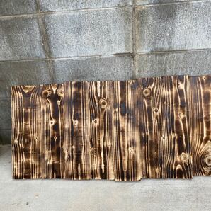 木製パレット廃材板　　焼き目　3枚　DIYに　枚数指定の方はコメントにて！