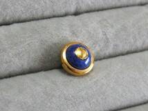 アルフレッド・ダンヒル ラピス タイタック Alfred Dunhill lapis lazuli Titac pin Tie pin ピンバッジ_画像1