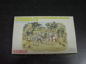 DRAGON　1/35　GERMAN FALLSCHIRMJAGER w/DONKEYS 　　プラモデル