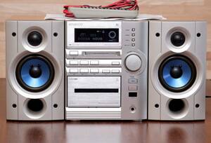 KENWOOD RXD-SE5MD CD/MD/TUNER/TAPE ミニコンポ + スピーカー 完動品 1週間返品保証付き