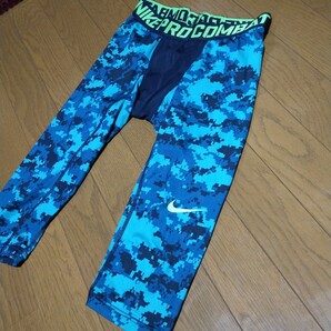 程度良好 NIKE Procombat 膝丈 スパッツ コンプレッション トレーニングウェア