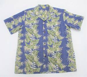 （中古）ハワイ製　ROYAL　CREATION　アロハシャツ　フルオープン　表記サイズXL　（3Ｌサイズ相当）
