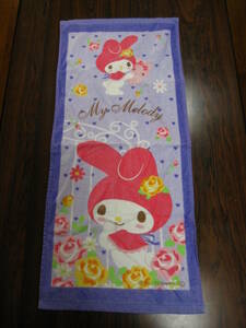  face towel new goods My Melody rose . pattern star line pattern ... flower britain character man and woman use cheap child spring summer purple cotton my merosanrio