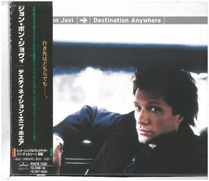 ジョン・ボン・ジョヴィ(Jon Bon Jovi) / デスティネイション・エニィホエア（A4ポスターフォトカード付） 帯に破れ有り CD