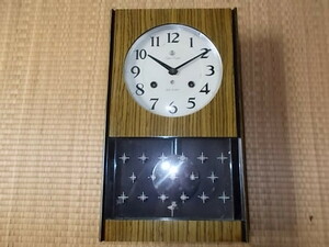 昭和レトロ　故障品 愛知時計 掛時計 柱時計 振り子時計 ボンボン時計 ゼンマイ式