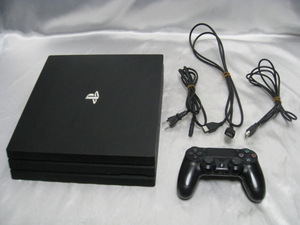 PlayStation4 Pro ジェット・ブラック 1TB　CUH-7200BB01　プレステ４　PS4 中古　箱なし　すぐに遊べるセット