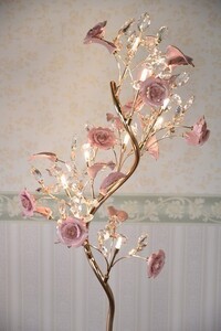  explanatory note careful reading ask special price! Princess . series pin Crows rose. floor stand lamp 