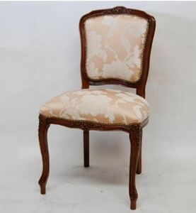  Italy import antique style Brown wood tree frame pin Crows rose. dining chair rose. single chair 