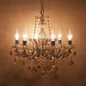  antique style retro style champagne gold color chandelier 6 light 