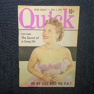 1951年 ヴィンテージ雑誌 Quick magazine 洋書 バーナード・ルドフスキー デザイン ファッション Bernard Rudofsky/ピンナップ