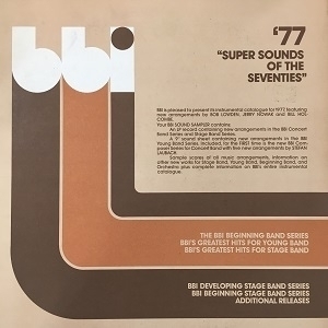 【HMV渋谷】CONVERT BAND /STAGE BAND/77 SUPER SOUNDS OF THE SEVENTIES(BBI3005)