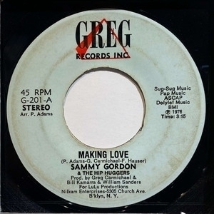 【HMV渋谷】SAMMY GORDON /HIP HUGGERS/MAKING LOVE(G201)