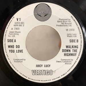 【HMV渋谷】JUICY LUCY/WHO DO YOU LOVE(V1)