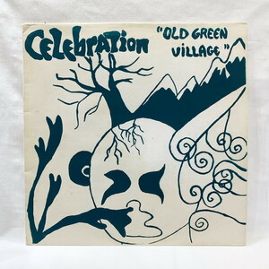 【HMV渋谷】CELEBRATION/OLD GREEN VILLAGE(KO760515) 稀少GREEN COVER!! FRENCH PRIVETE ACID FOLK