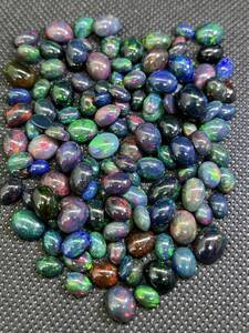 大量まとめ売り 100カラット 天然 ブラックオパール BLACK OPAL ルース 裸石 ジュエリー jewelry 宝石 フリマ バザー ハンドメイド