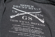 ★ ワケアリ特価 ★ 沖縄米軍使用 GRUNTSTYLE 星条旗 プリント Tシャツ M 半袖 中古 装備用 トレーニング用_画像6