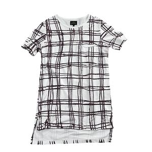 【Vivienne Westwood】ハンドペイントチェックプリント Tシャツ ヴィヴィアン ウエストウッド レアデザイン 古着 ロング ワンピース