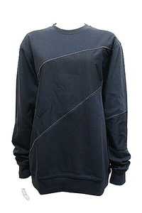 [ unused ][ new old goods ]HERMES Hermes tops navy sweatshirt men's XS size ound-necked 