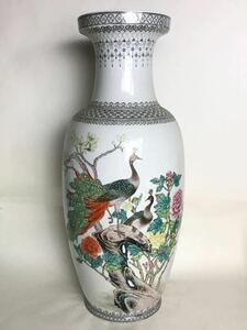 中国　景徳鎮　花瓶