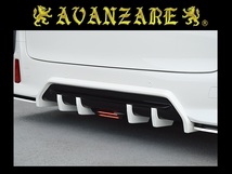 AVANZARE☆30アルファード 前期／後期☆リア エアロ 2点＋LED ローマウントSET (リアスポイラー・センターディフューザー) ／アデッソ_画像4