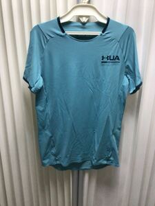 UNDER ARMOUR アンダーアーマー ヒートギア HEAT GEAR メンズMD Mストレッチ 速乾ドライ半袖Tシャツ 冷感素材 ISO-CHILL