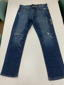 ●ＧＡＰ●新品●ジーンズ●スリム●ギャップ●ウエスト81X股下81ｃｍ●デニム●USED加工●33●2-1