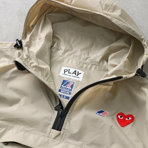  new goods free shipping prompt decision K-WAY Comme des Garcons ke- way pull over PLAY man and woman use nylon Parker pa Cub ru size L