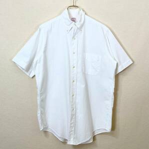 希少《 Good Condition / Short sleeve / 15 》90s 極上品【 Brooks Brothers ビンテージ 白 オックスフォード BD 半袖シャツ アメリカ製】の画像10